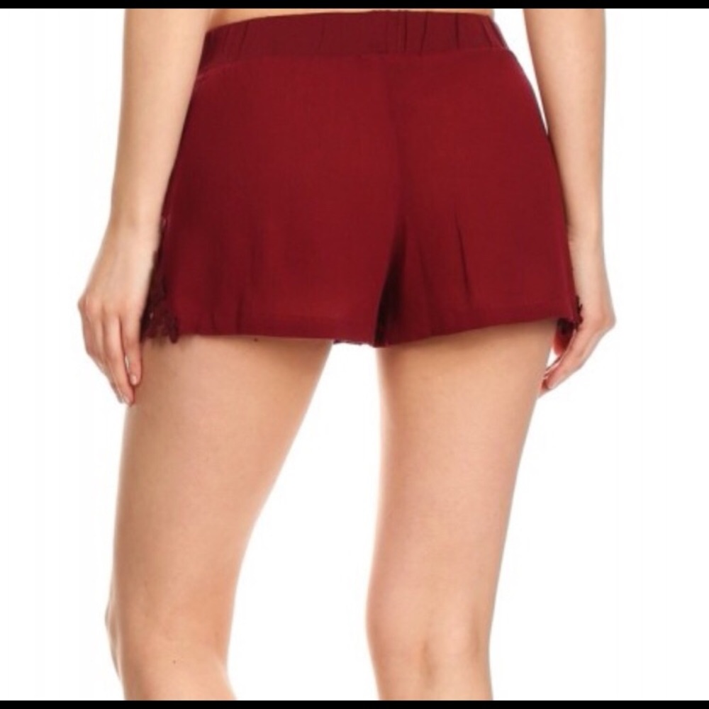 Crocheted Lace Shorts - Picture 4 of 4